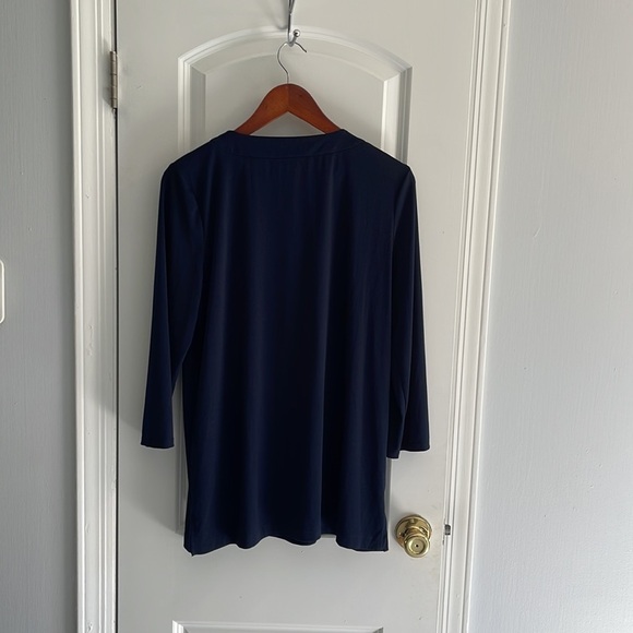 Jones New York women’s 3/4 sleeve top - Picture 4 of 5
